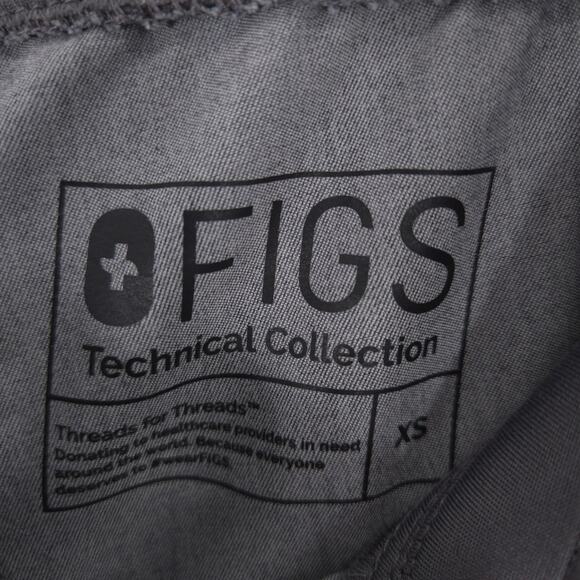 FIGS Zamora Jogger Scrub Pants Womens XS Gray Classic Fit 6 Pocket Lightweight - Picture 12 of 14